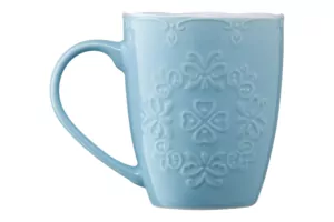 Чашка ARDESTO Barocco, 330 мл, голубая, AR3458BL