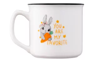 ARDESTO Mug Cute rabbit, 320 ml, new bone china