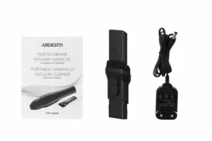 ARDESTO Automotive VC, 10W, dust cont -0.15L, battery operation up to 12min, HEPA, black