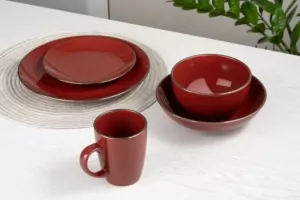 Тарелка суповая ARDESTO Bagheria, 20 см, Sangria AR2920R