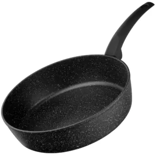 ARDESTO Deep Fry pan with lid Gemini Gourmet Viareggio, 28cm, aluminium, black