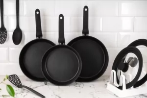ARDESTO Deep Fry pan Gemini Gourmet Bolzano, 24cm, aluminium, black