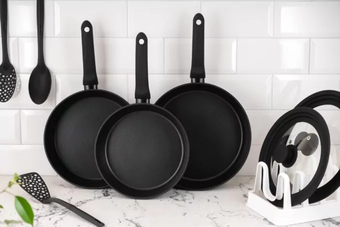 ARDESTO Deep Fry pan Gemini Gourmet Bolzano, 24cm, aluminium, black