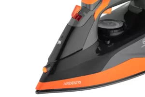 ARDESTO Iron IR-C2233-GR, 2200W, 340ml, steam boost, ceramic soleplate, black-orange