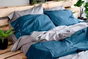 ARDESTO Простирадло на резинці Mix&Match, 180×200+30см, 100% бавовна, сатин, океан