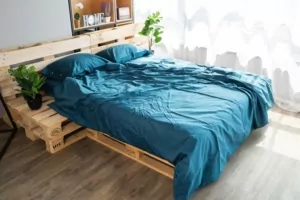 ARDESTO Простирадло на резинці Mix&Match, 160х200+30см, 100% бавовна, сатин, океан