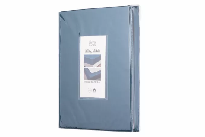 ARDESTO Простирадло на резинці Mix&Match, 180×200+30см, 100% бавовна, сатин, океан