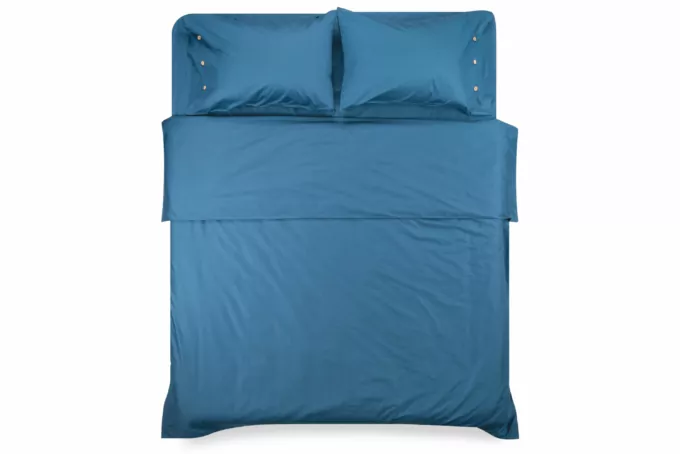 ARDESTO Простирадло на резинці Mix&Match, 180×200+30см, 100% бавовна, сатин, океан
