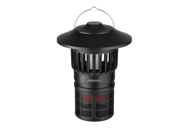 ARDESTO mosquito killer lantern, 5W, 2.5-5 hours oper. time, 6000-6500K, battery cap. 2000 mAh., USB-C/USB-A, black