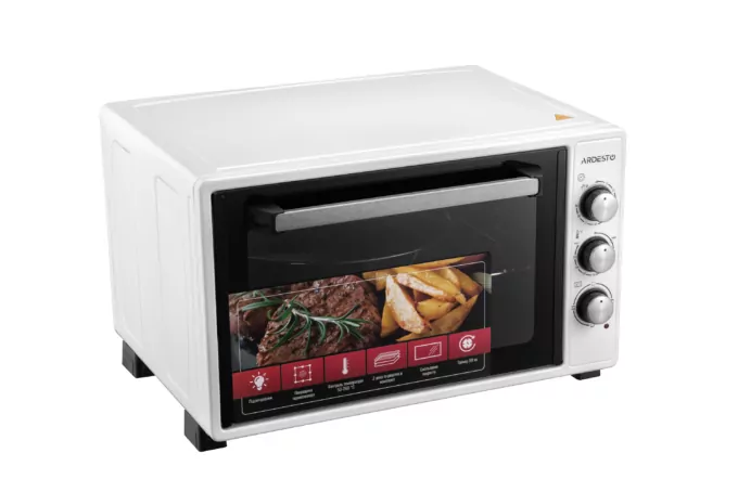 ARDESTO Table oven 1300W, 40L, bottom resistance cover, timer, lamp, white