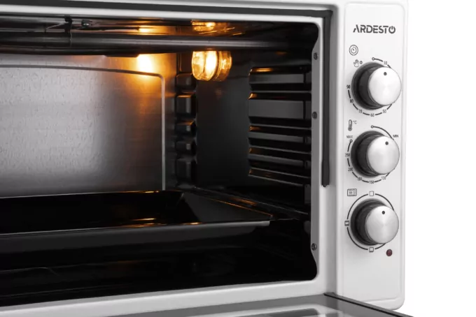 ARDESTO Table oven 1300W, 40L, bottom resistance cover, timer, lamp, white