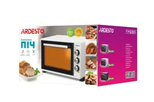 ARDESTO Table oven 1300W, 40L, bottom resistance cover, timer, lamp, white