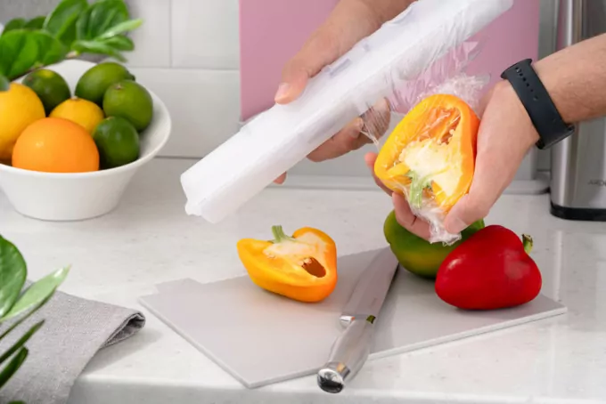 ARDESTO Кухонний диспенсер для харчової плівки та фольги Fresh, 90 х 336 х 55 мм, прозорий, пластик