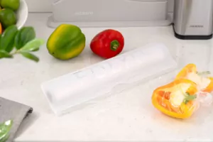 ARDESTO Кухонний диспенсер для харчової плівки та фольги Fresh, 90 х 336 х 55 мм, прозорий, пластик