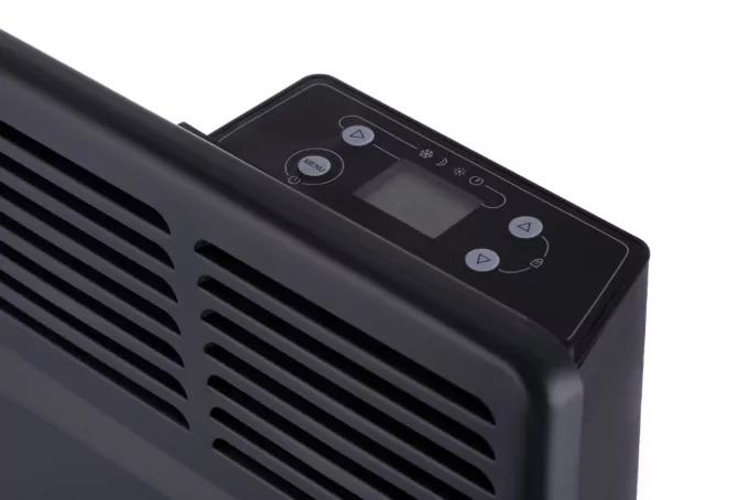 ARDESTO Конвектор електричний СН-2000ECW, 2000 Вт, 20 м2, LED-дисплей, IP24, антрацит матовий
