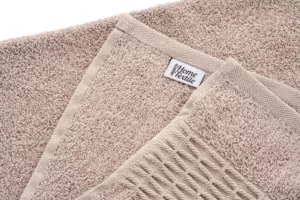 ARDESTO Terry towel set Lotus 2 pcs., 50х90cm, 70х140cm, 100% cotton, beige