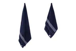 ARDESTO Terry towel set Holiday 2 pcs., 50х90cm, 70х140cm, 100% cotton, indigo