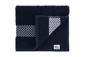ARDESTO Terry towel set Holiday 4 pcs., 50х90cm, 2 pcs. – indigo, 2 pcs. – silver, 100% cotton