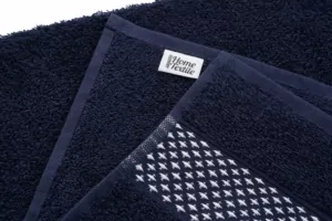 ARDESTO Terry towel set Holiday 4 pcs., 50х90cm, 2 pcs. – indigo, 2 pcs. – silver, 100% cotton