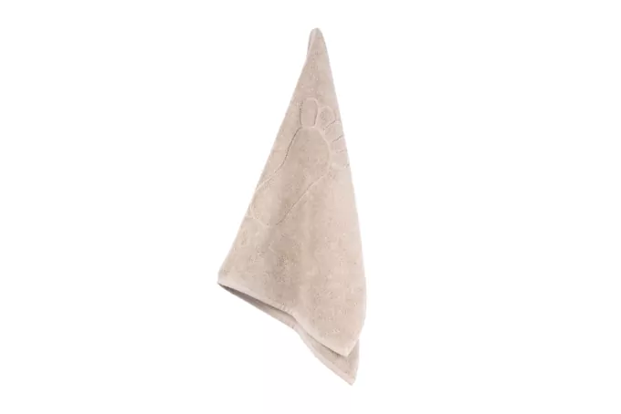 ARDESTO Terry towel for feet Benefit, 50х70cm, 100% cotton, ivory