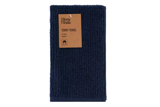 ARDESTO Terry towel Air, navy, 30x50cm, 100% cotton