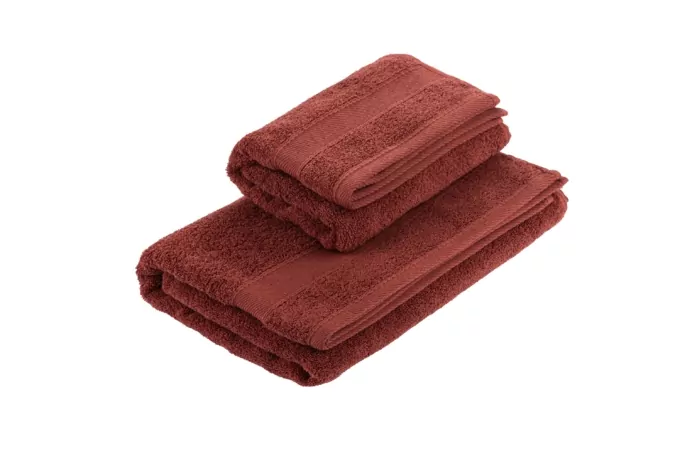 ARDESTO Terry towel SuperSoft, terracotta, 70x140cm, 100% cotton