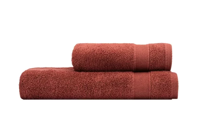 ARDESTO Terry towel SuperSoft, terracotta, 70x140cm, 100% cotton