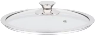 ARDESTO Lid Gemini 24 cm, glass, stainless steel