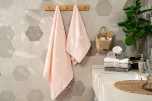 ARDESTO Набор полотенец махровых Lotus 2 шт., 50х90см, 70х140см, 100% хлопок, пудра