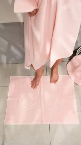 ARDESTO Terry towel for feet Benefit, 50х70cm, 100% cotton, pink