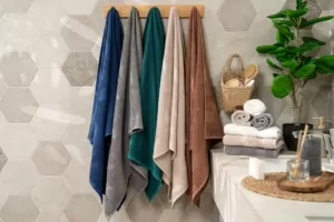 ARDESTO Terry towel Benefit, 70х140cm, 100% cotton, conifer