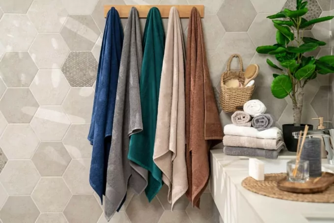 ARDESTO Terry towel Benefit, 70х140cm, 100% cotton, conifer