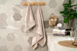 ARDESTO Terry towel Benefit, 70х140cm, 100% cotton, ivory