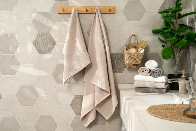 ARDESTO Terry towel Benefit, 70х140cm, 100% cotton, ivory