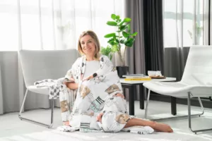 ARDESTO Плед Flannel, 160х200 см, 100% полиэстер, большие коты