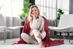 ARDESTO Плед Fleece, 160х200 см, 100% полиэстер, клетка красная