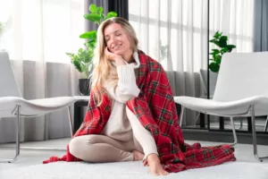 ARDESTO Плед Fleece, 160х200 см, 100% полиэстер, клетка красная