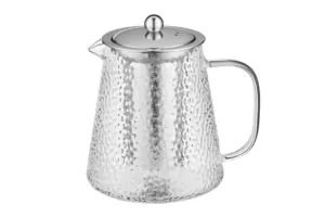 ARDESTO Teapot Gemini, 950 ml, borosilicate glass, stainless steel