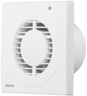 ARDESTO Вытяжной вентилятор BFO-100W 15 Вт, 80 м3/ч, 2400 об/мин, 33 дБ, белый