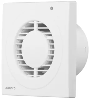 ARDESTO Вытяжной вентилятор BFO-120W 20 Вт, 150 м3/ч, 2300 об/мин, 35 дБ, белый