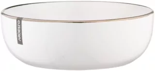 ARDESTO Soup plate Marmo, 19 cm, white, ceramics