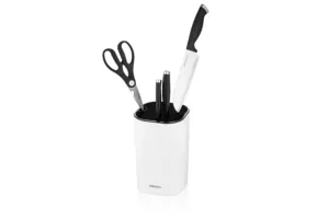 ARDESTO Knife Block Gemini, 23 cm, white, plastic