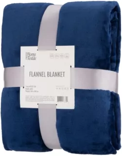 ARDESTO Плед Flannel, 160х200см, 100% полиэстер, синий