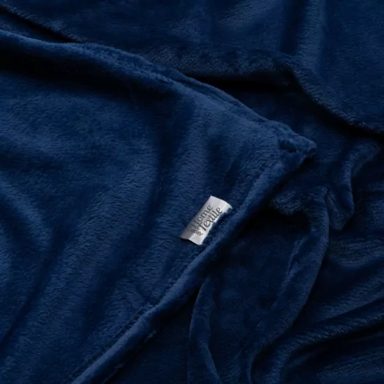 ARDESTO Плед Flannel, 200×220 см, 100% полиэстер, синий