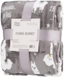 ARDESTO Плед Flannel, 160х200см, 100% полиэстер, ламы