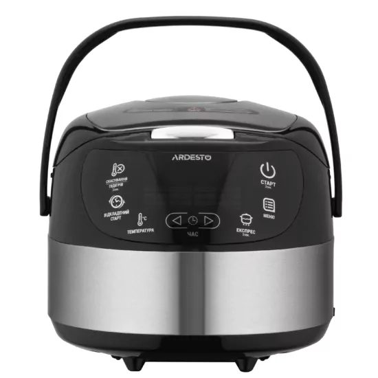 ARDESTO multicooker, 860W, bowl-5L, electronic control, fry basket , inox/plastic , silver