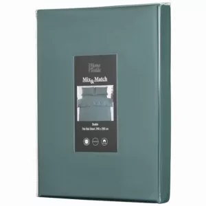 ARDESTO Простынь Mix&Match Premium, 240×260см, 100% хлопок, сатин, зеленый