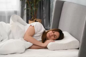 ARDESTO Contour pillow Sleepwell, 60х40х11/9cm, aircell memory foam, white