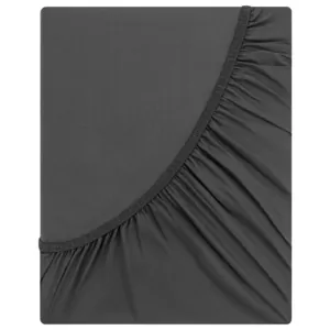 ARDESTO Простынь на резинке Mix&Match Premium, 160х200+30см, 100% хлопок, сатин, серый