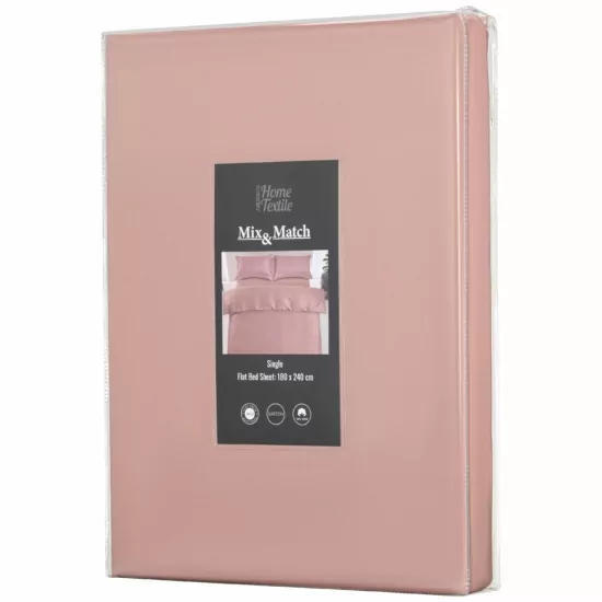 ARDESTO Простынь Mix&Match Premium, 180х240см, 100% хлопок, сатин, нюд